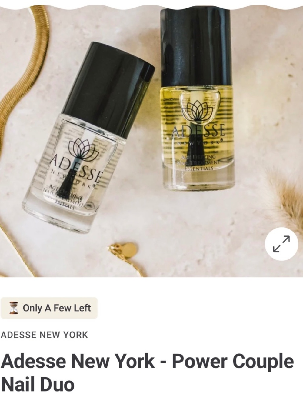 Adesse power couple nail care duo